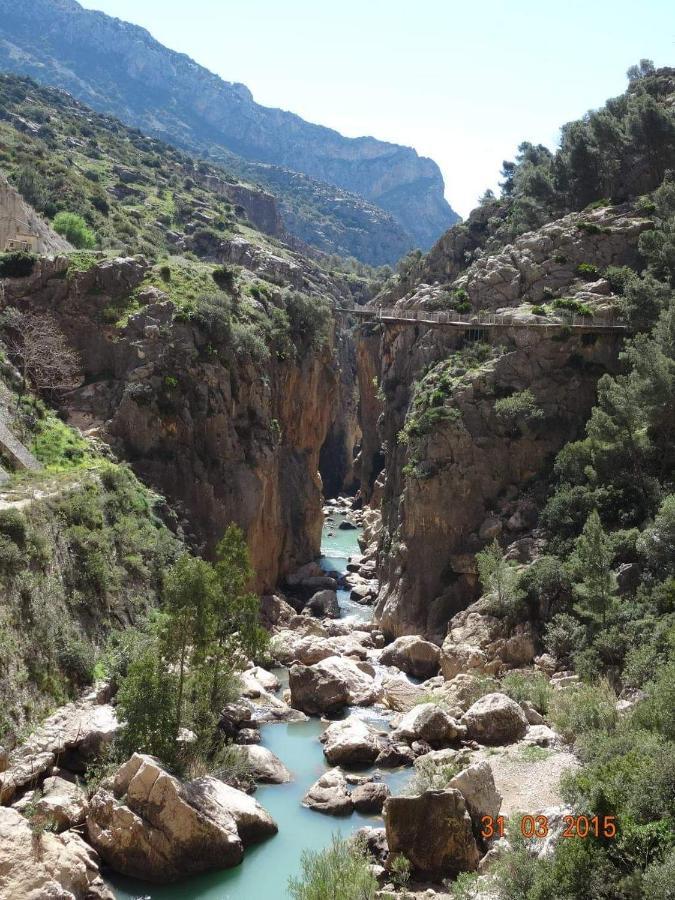 Alojamiento Rural El Paraíso del Chorro El Chorro Exterior foto