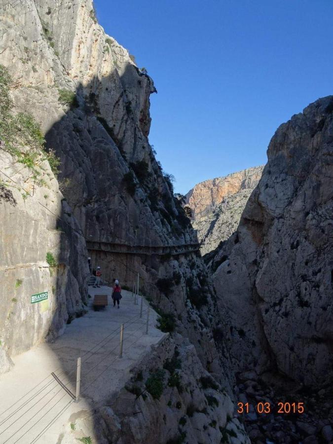 Alojamiento Rural El Paraíso del Chorro El Chorro Exterior foto